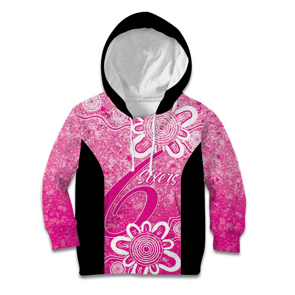 Australian Sixers Cricket Custom Kid Hoodie Minimalism Aboriginal