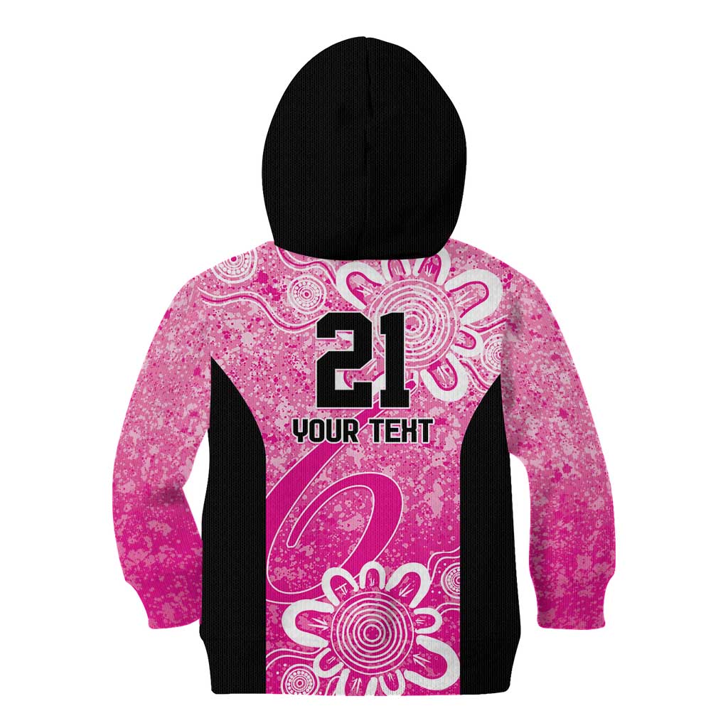 Australian Sixers Cricket Custom Kid Hoodie Minimalism Aboriginal