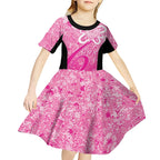 Australian Sixers Cricket Custom Kid Short Sleeve Dress Minimalism Aboriginal