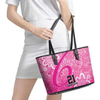 Australian Sixers Cricket Custom Leather Tote Bag Minimalism Aboriginal