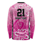 Australian Sixers Cricket Custom Long Sleeve Shirt Minimalism Aboriginal