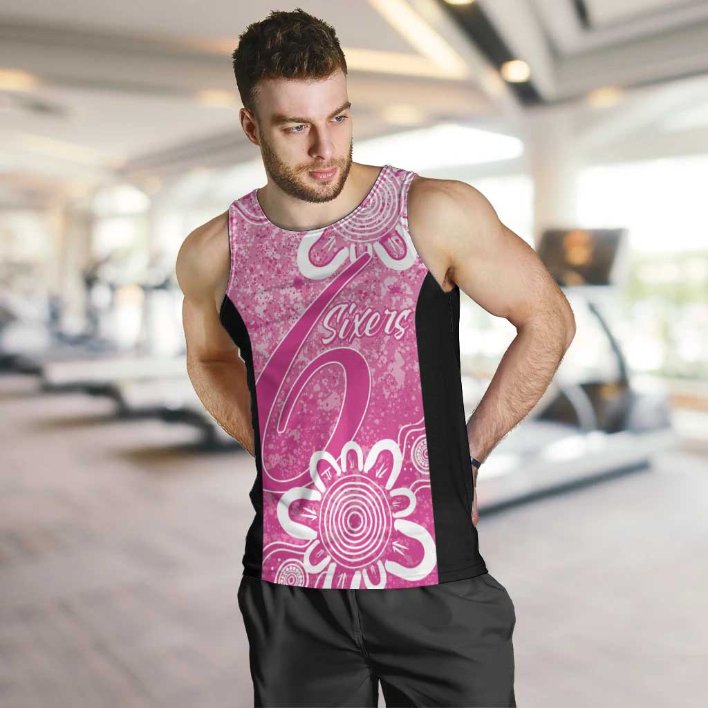 Australian Sixers Cricket Custom Men Tank Top Minimalism Aboriginal