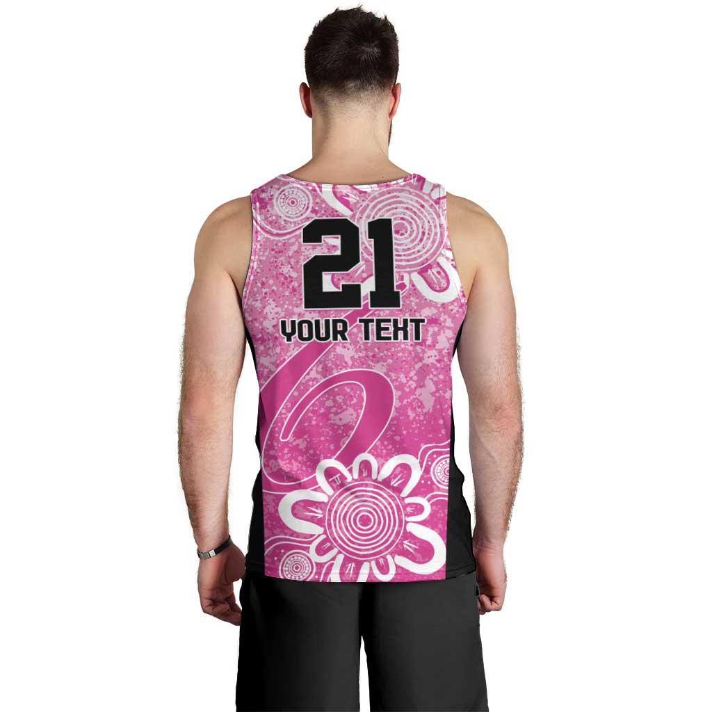 Australian Sixers Cricket Custom Men Tank Top Minimalism Aboriginal