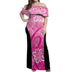 Australian Sixers Cricket Custom Off Shoulder Maxi Dress Minimalism Aboriginal