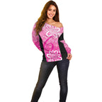 Australian Sixers Cricket Custom Off Shoulder Sweater Minimalism Aboriginal