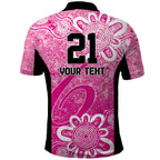 Australian Sixers Cricket Custom Polo Shirt Minimalism Aboriginal
