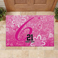 Australian Sixers Cricket Custom Rubber Doormat Minimalism Aboriginal