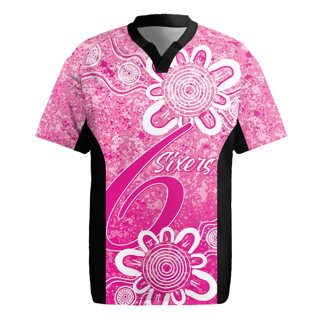 Australian Sixers Cricket Custom Rugby Jersey Minimalism Aboriginal