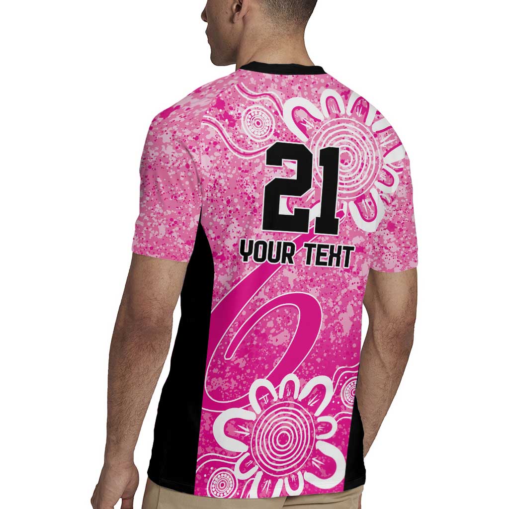 Australian Sixers Cricket Custom Rugby Jersey Minimalism Aboriginal