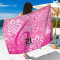 Australian Sixers Cricket Custom Sarong Minimalism Aboriginal
