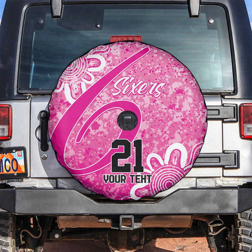 Australian Sixers Cricket Custom Spare Tire Cover Minimalism Aboriginal