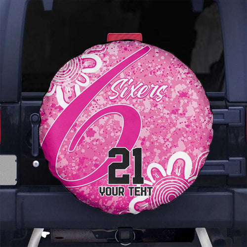Australian Sixers Cricket Custom Spare Tire Cover Minimalism Aboriginal