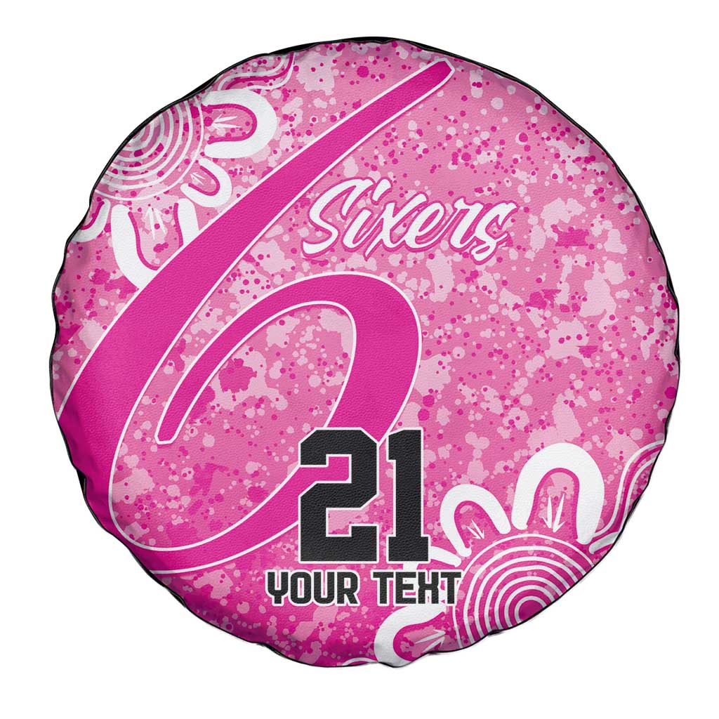 Australian Sixers Cricket Custom Spare Tire Cover Minimalism Aboriginal