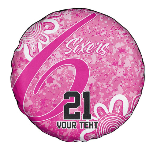 Australian Sixers Cricket Custom Spare Tire Cover Minimalism Aboriginal