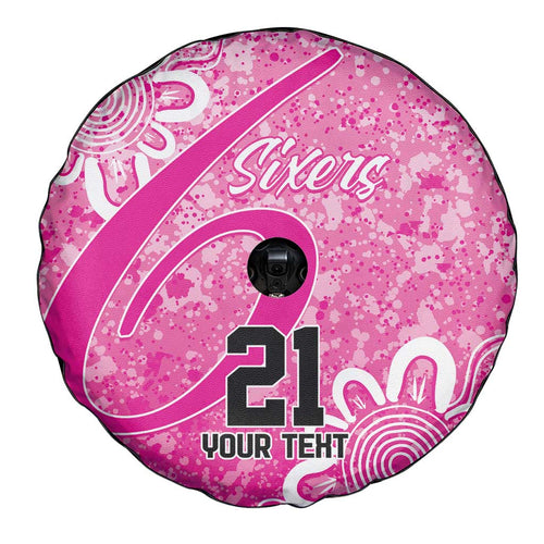 Australian Sixers Cricket Custom Spare Tire Cover Minimalism Aboriginal