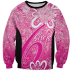 Australian Sixers Cricket Custom Sweatshirt Minimalism Aboriginal