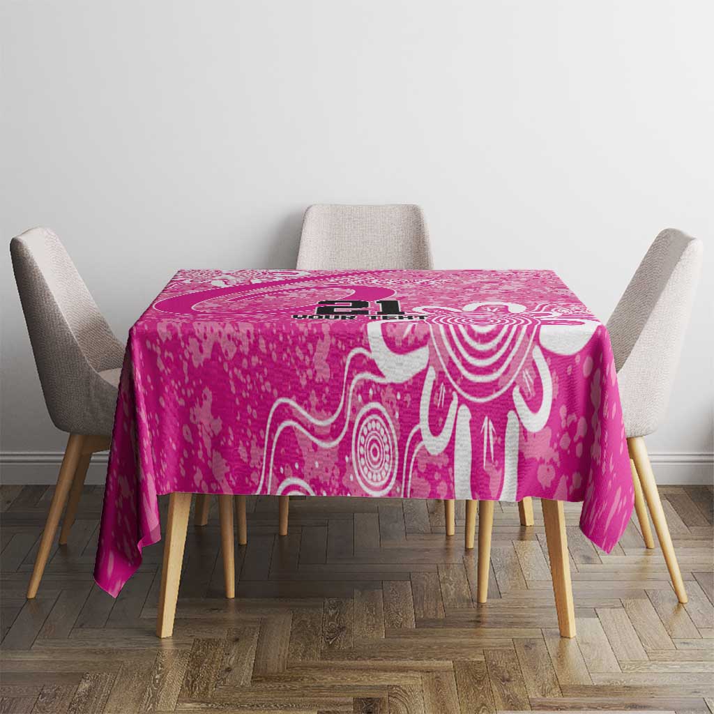 Australian Sixers Cricket Custom Tablecloth Minimalism Aboriginal