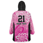 Australian Sixers Cricket Custom Wearable Blanket Hoodie Minimalism Aboriginal