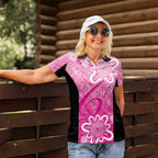 Australian Sixers Cricket Custom Women Polo Shirt Minimalism Aboriginal