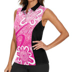 Australian Sixers Cricket Custom Women Sleeveless Polo Shirt Minimalism Aboriginal