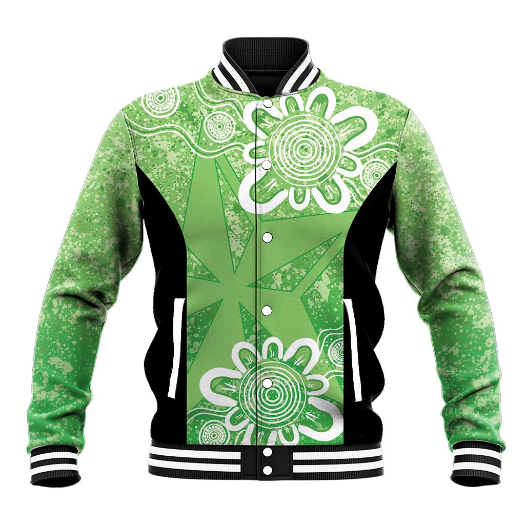Australian Stars Cricket Custom Baseball Jacket Minimalism Aboriginal