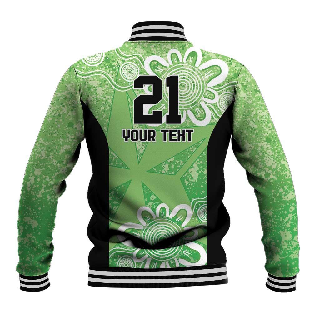 Australian Stars Cricket Custom Baseball Jacket Minimalism Aboriginal