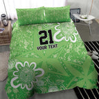 Australian Stars Cricket Custom Bedding Set Minimalism Aboriginal