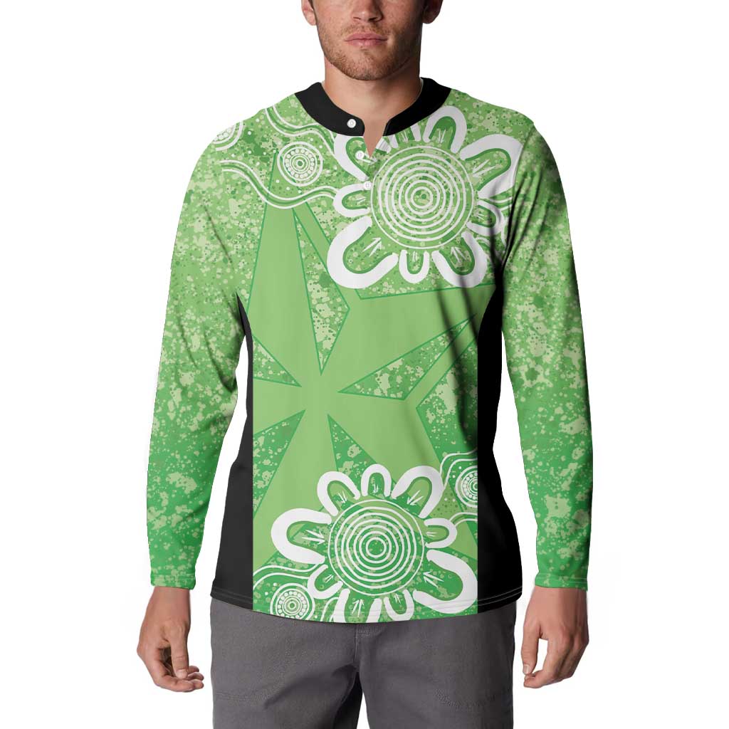 Australian Stars Cricket Custom Button Sweatshirt Minimalism Aboriginal