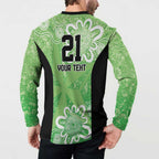Australian Stars Cricket Custom Button Sweatshirt Minimalism Aboriginal