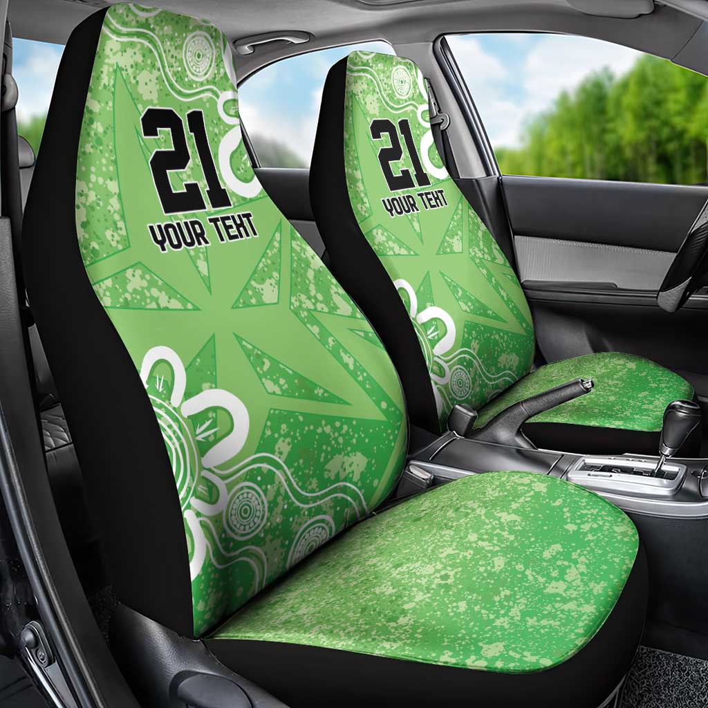 Australian Stars Cricket Custom Car Seat Cover Minimalism Aboriginal