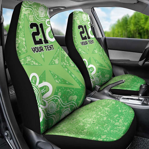 Australian Stars Cricket Custom Car Seat Cover Minimalism Aboriginal