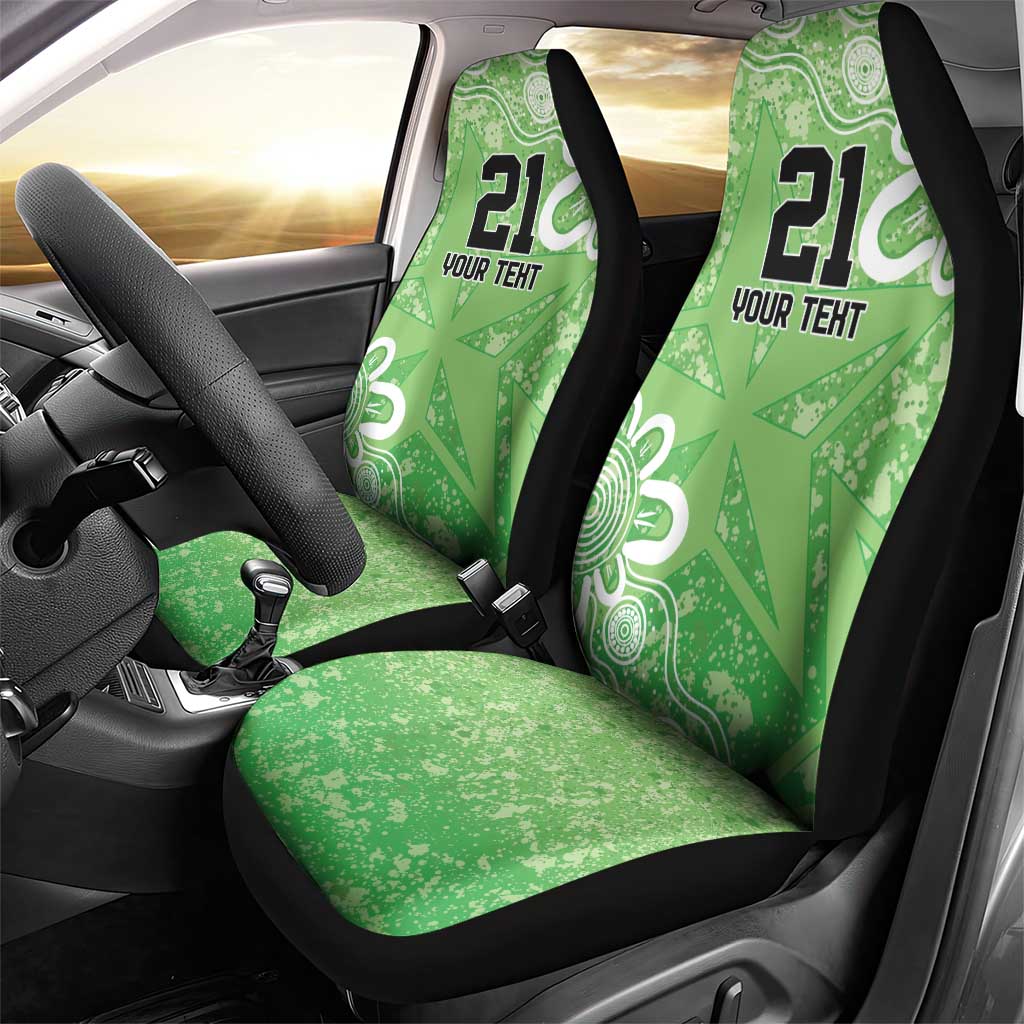 Australian Stars Cricket Custom Car Seat Cover Minimalism Aboriginal