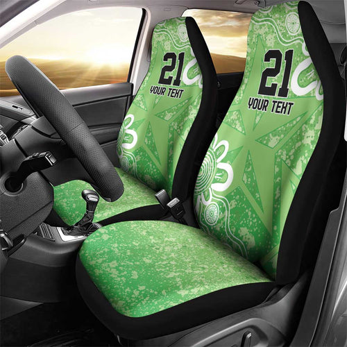 Australian Stars Cricket Custom Car Seat Cover Minimalism Aboriginal