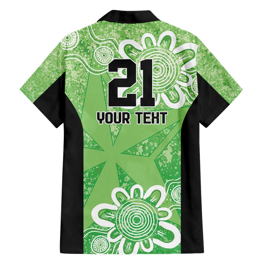 Australian Stars Cricket Custom Hawaiian Shirt Minimalism Aboriginal