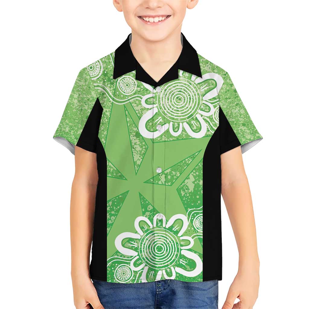 Australian Stars Cricket Custom Hawaiian Shirt Minimalism Aboriginal