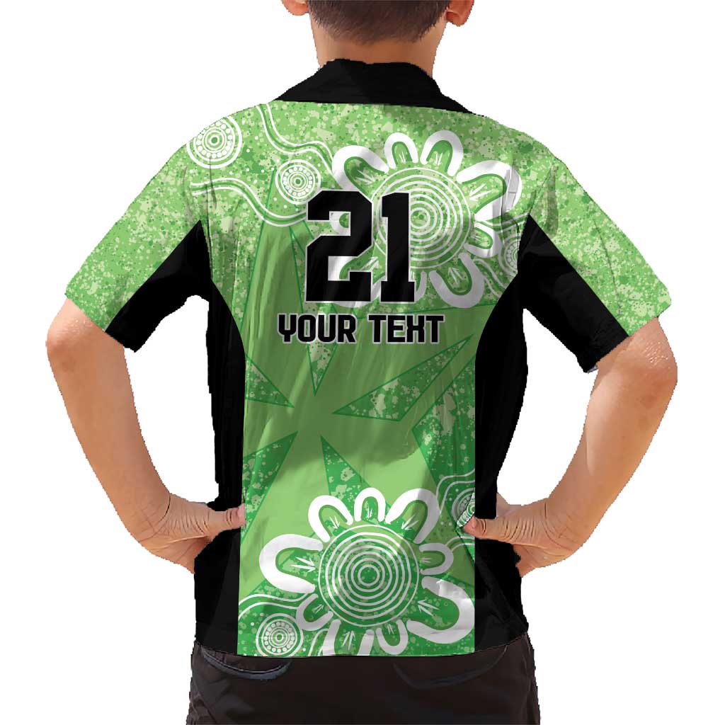 Australian Stars Cricket Custom Hawaiian Shirt Minimalism Aboriginal