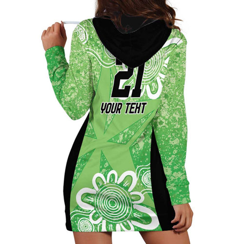 Australian Stars Cricket Custom Hoodie Dress Minimalism Aboriginal