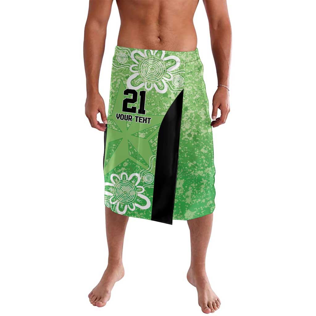 Australian Stars Cricket Custom Lavalava Minimalism Aboriginal