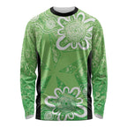 Australian Stars Cricket Custom Long Sleeve Shirt Minimalism Aboriginal