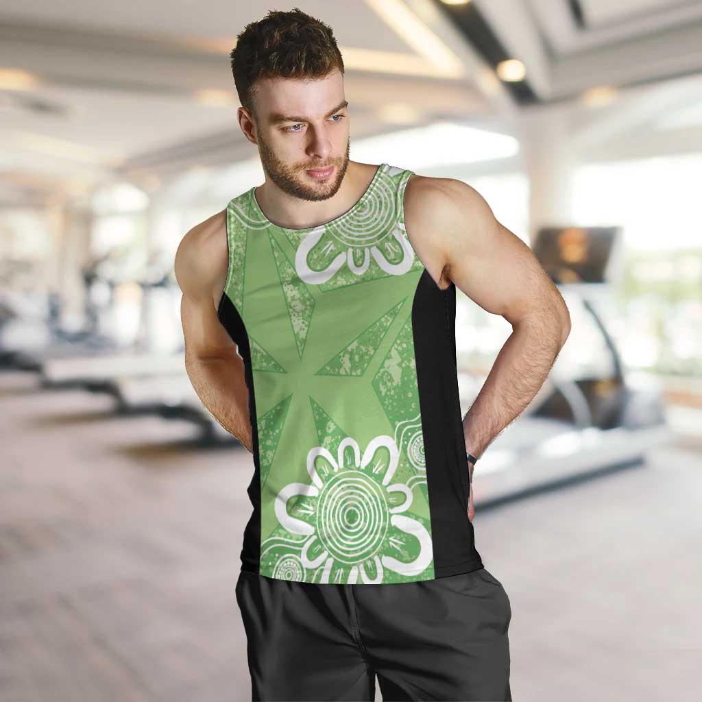Australian Stars Cricket Custom Men Tank Top Minimalism Aboriginal
