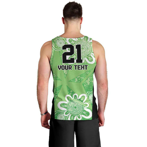Australian Stars Cricket Custom Men Tank Top Minimalism Aboriginal