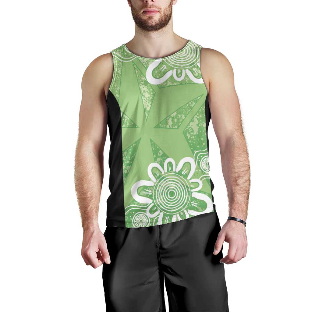 Australian Stars Cricket Custom Men Tank Top Minimalism Aboriginal