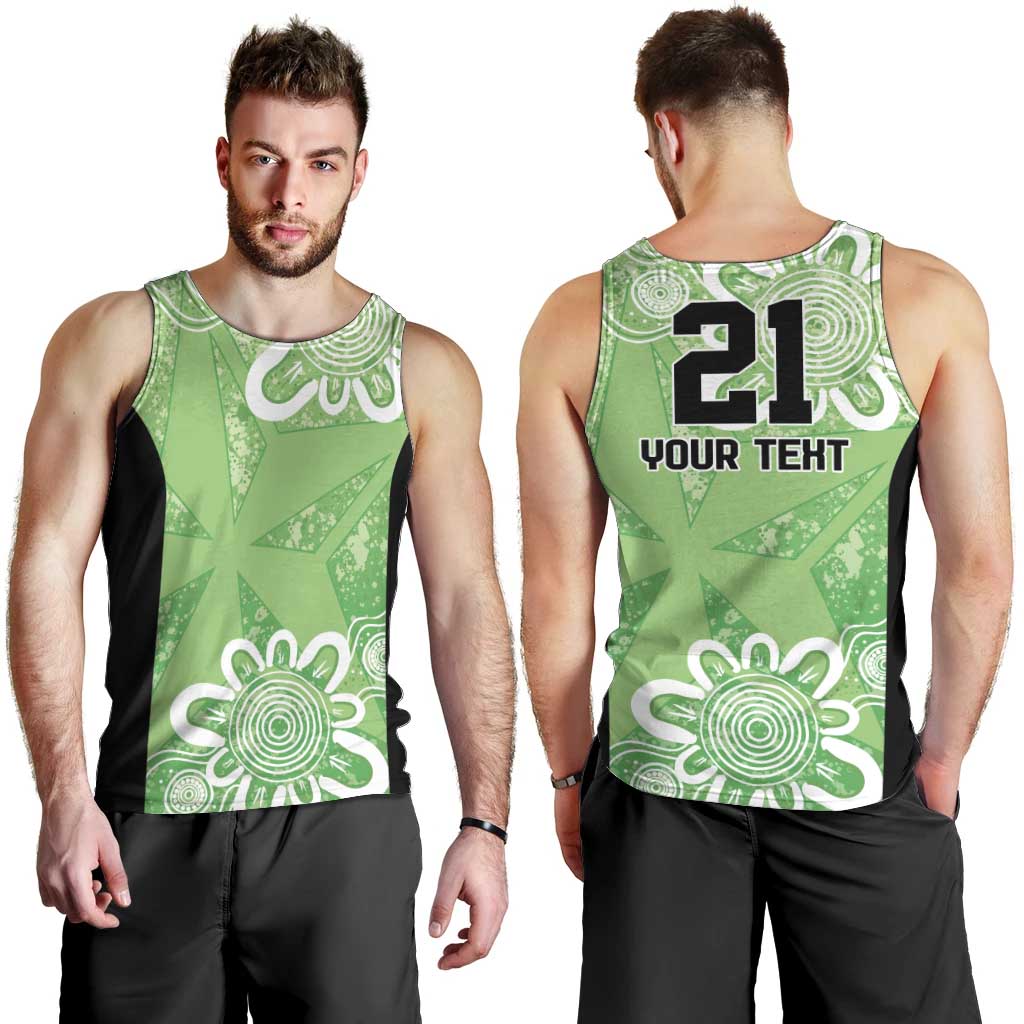 Australian Stars Cricket Custom Men Tank Top Minimalism Aboriginal