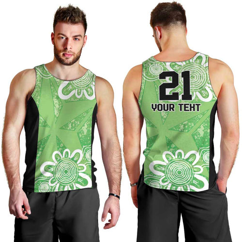 Australian Stars Cricket Custom Men Tank Top Minimalism Aboriginal