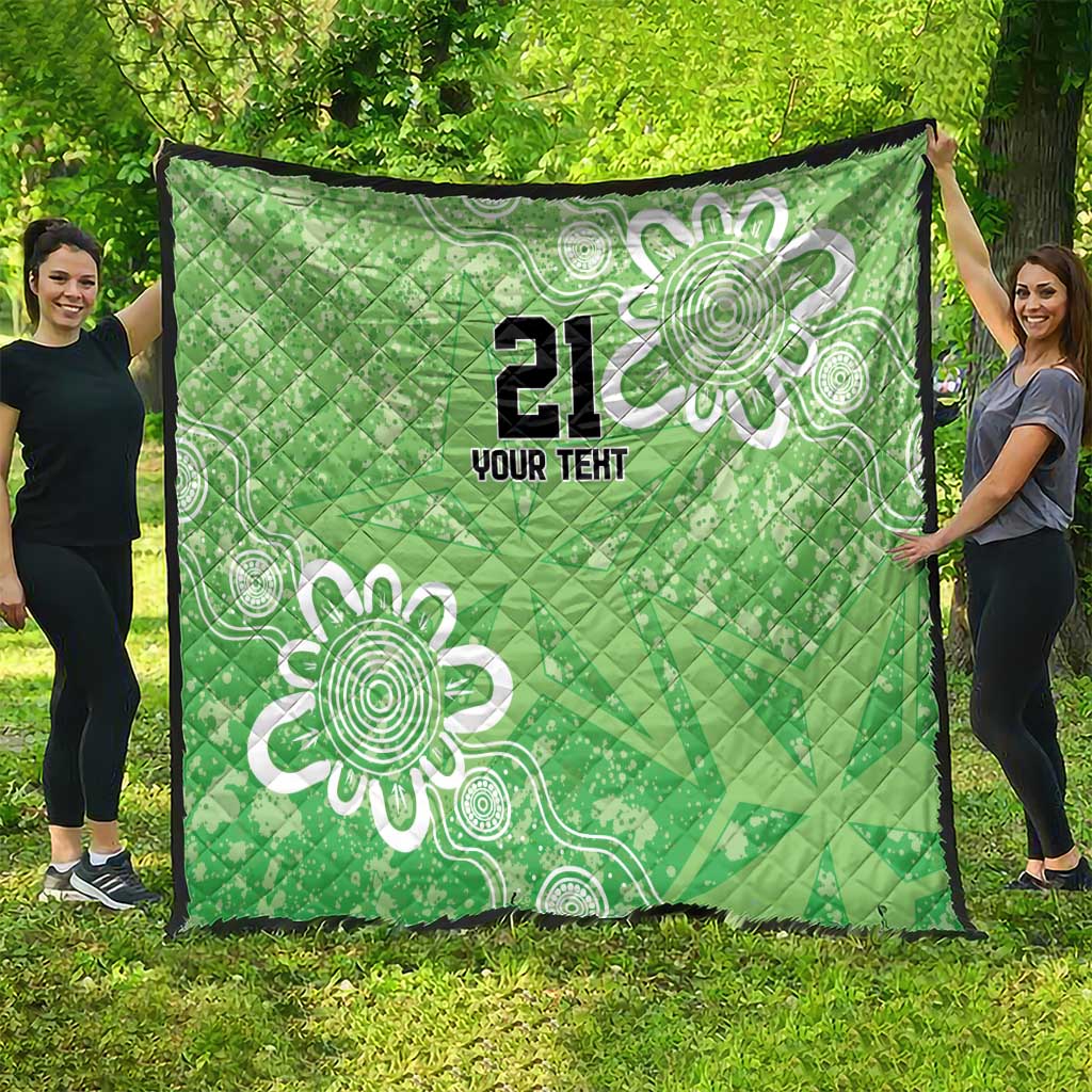 Australian Stars Cricket Custom Quilt Minimalism Aboriginal