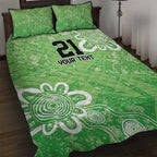 Australian Stars Cricket Custom Quilt Bed Set Minimalism Aboriginal