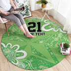 Australian Stars Cricket Custom Round Carpet Minimalism Aboriginal