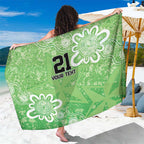 Australian Stars Cricket Custom Sarong Minimalism Aboriginal