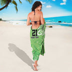 Australian Stars Cricket Custom Sarong Minimalism Aboriginal