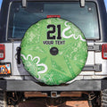 Australian Stars Cricket Custom Spare Tire Cover Minimalism Aboriginal
